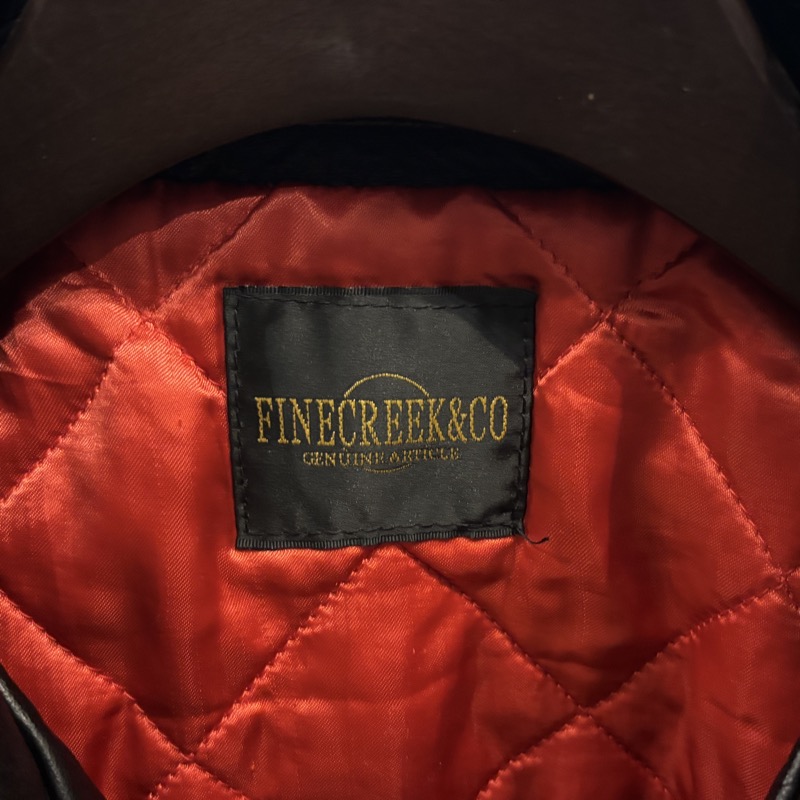 FINECREEK&CO(ファインクリーク&コー) Edward Heavy Weight エドワードヘビーウェイト ダブルライダースジャケット ホースハイド