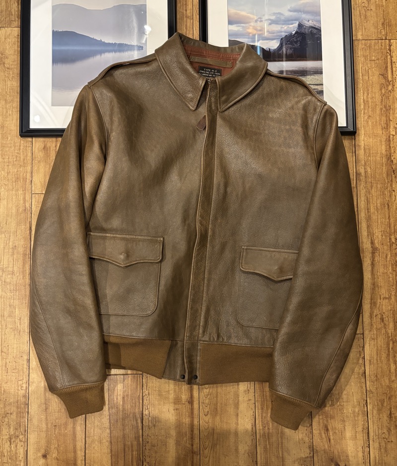 WAREHOUSE(ウエアハウス) Lot 2232 A-2 フライトジャケット WERBER LEATHER COAT CO.