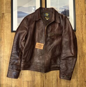 RAINBOW COUNTRY(レインボーカントリー) ハイウェイマン ホースハイド レザージャケット アメリカ屋別注 タバコブラウンの買取実績