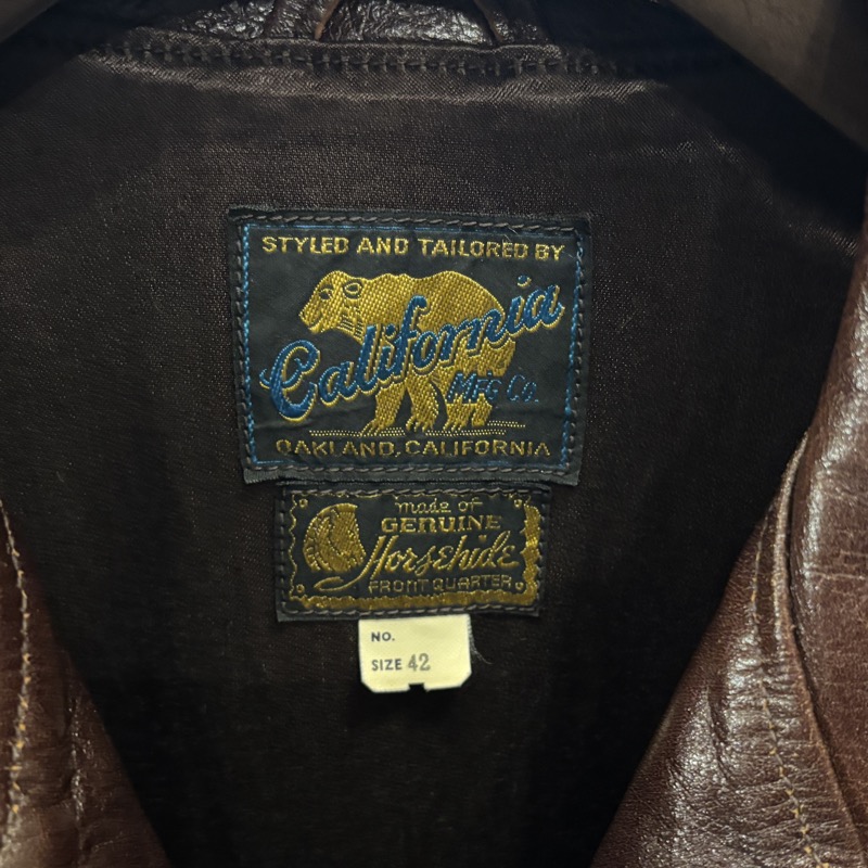 RAINBOW COUNTRY(レインボーカントリー) ハイウェイマン ホースハイド レザージャケット アメリカ屋別注 タバコブラウン