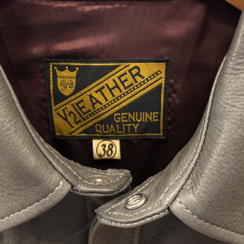 Y’2 LEATHER(ワイツーレザー) SS-13 STEER OIL WESTERN SHIRT レザー ウエスタンシャツ