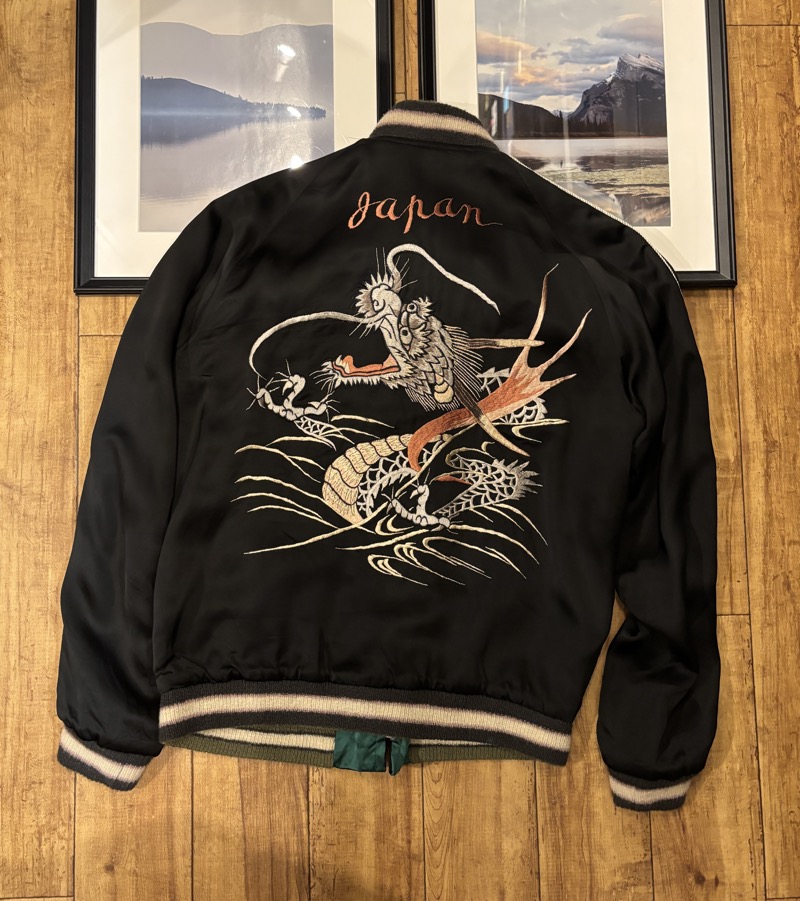 TAILOR TOYO(テーラー東洋) TT15619 Early 1950s Style Acetate Souvenir Jacket “KOSHO & CO.” Special Edition “SILVER DRAGON” × “TANGLED DRAGONS” スカジャン