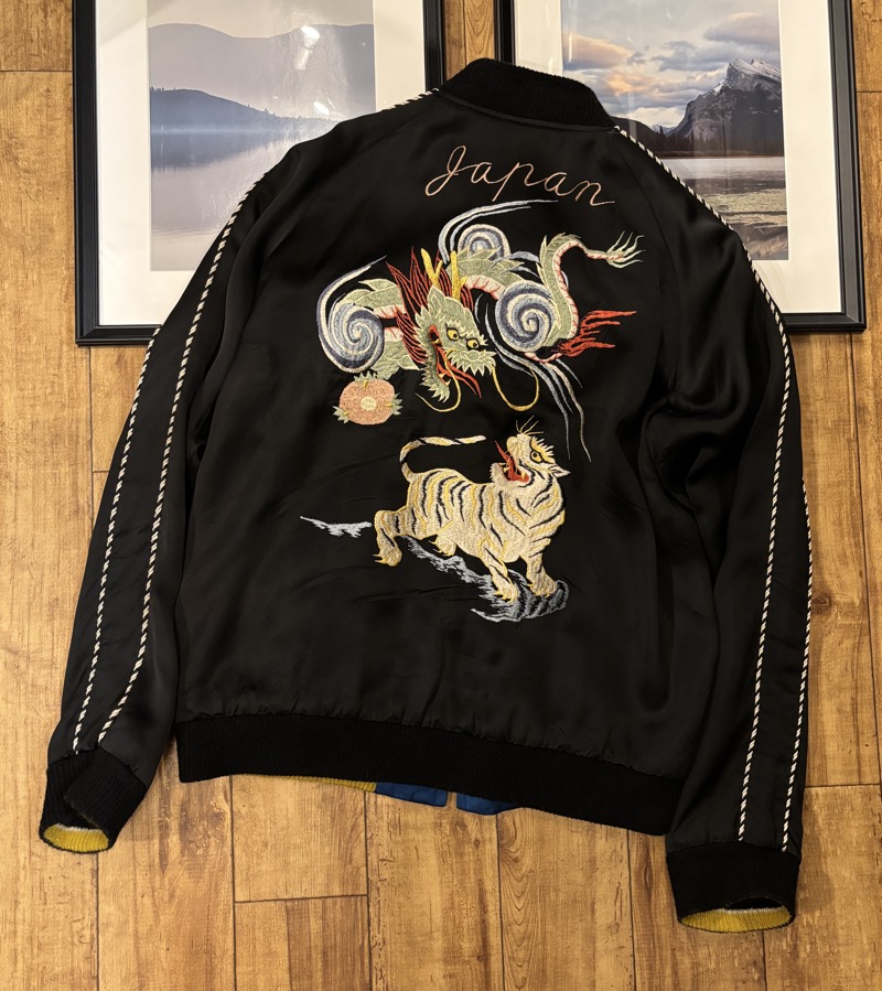 TAILOR TOYO(テーラー東洋) TT15297 Early 1950s Style Acetate Souvenir Jacket “KOSHO & CO.” Special Edition “DRAGON & TIGER” × “EAGLE” スカジャン