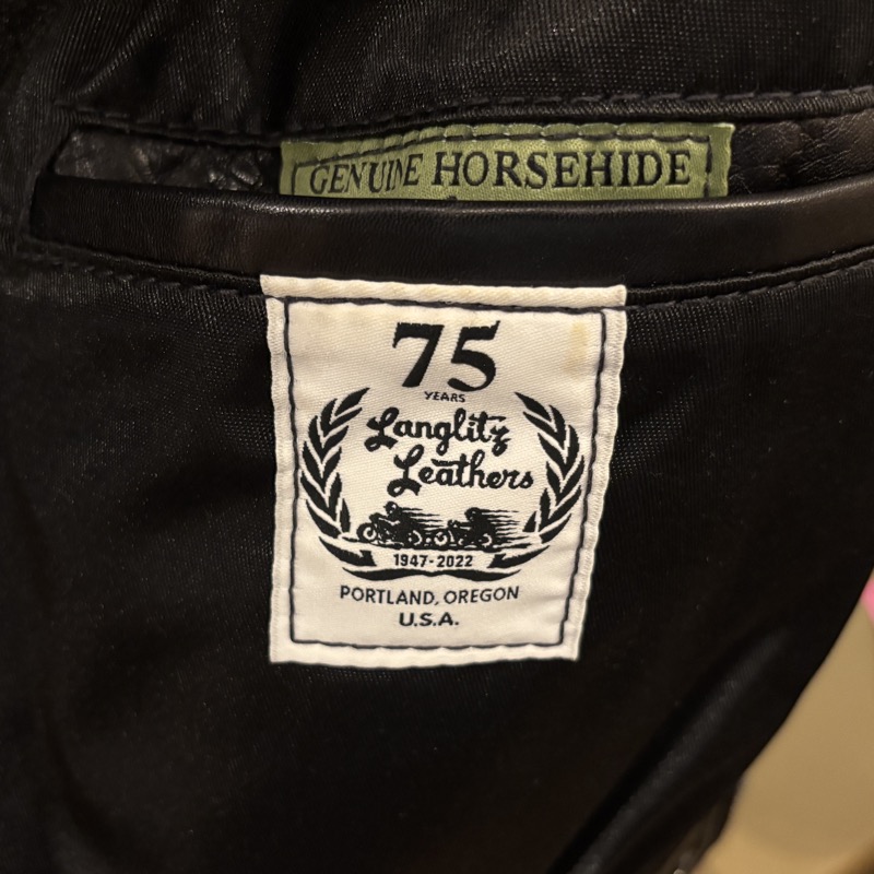 LANGLITZ LEATHERS(ラングリッツレザーズ) ライダースジャケット キャスケード 75周年記念