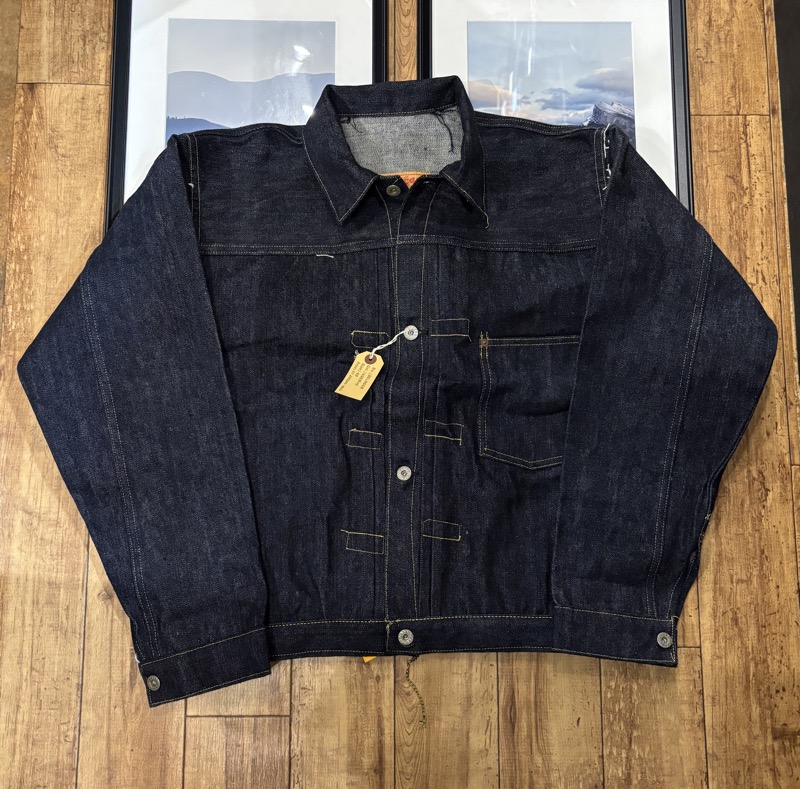 SUGAR CANE(シュガーケーン) SC19008 スーパーデニム コレクティブルズ #08 13.5oz. ブルーデニム ブラウス “S1943” モデル デニムジャケット ジージャン