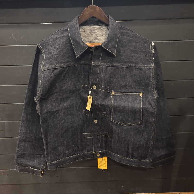 SUGAR CANE(シュガーケーン) SC19008 スーパーデニム コレクティブルズ #08 13.5oz. ブルーデニム ブラウス “S1943” モデル デニムジャケット ジージャン
