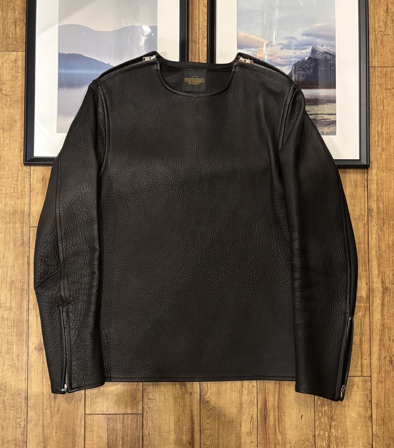 FINECREEK＆CO(ファインクリーク＆コー) Plant プラント ディアスキン プルオーバー ノーカラージャケット