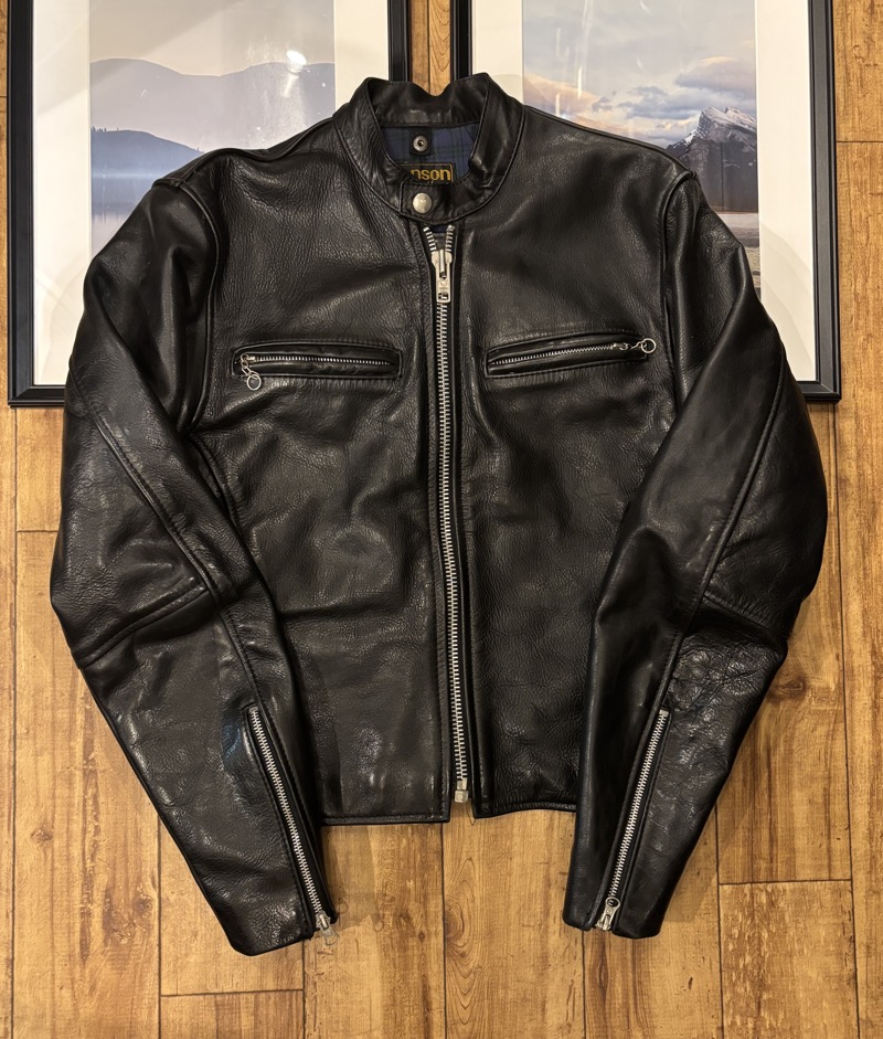 VANSON(バンソン) コメット シングルライダースジャケット