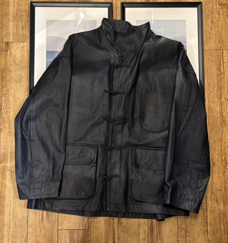 PORTER CLASSIC(ポータークラシック) ホースハイド レザー チャイナ ジャケット