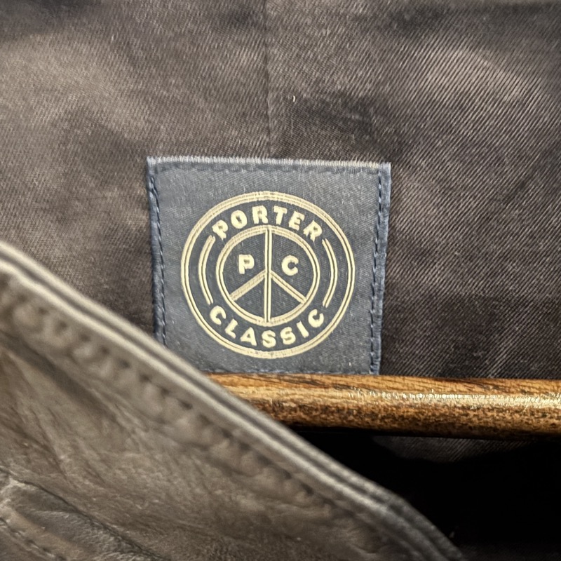 PORTER CLASSIC(ポータークラシック) ホースハイド レザー チャイナ ジャケット