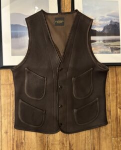 FINECREEK＆CO(ファインクリーク＆コー) Jefferson ジェファーソン ディアスキン レザーベストの買取実績