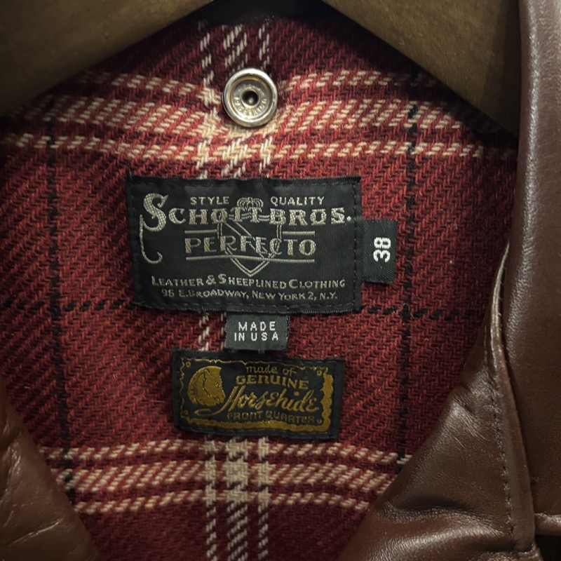 SCHOTT(ショット)613SJH スペシャル ホースハイド ワンスター ダブルライダースジャケット