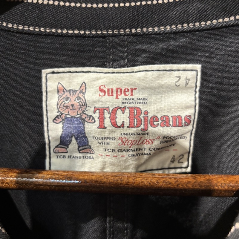 TCB JEANS(TCBジーンズ) タビーズ コート ブラックウォバッシュ