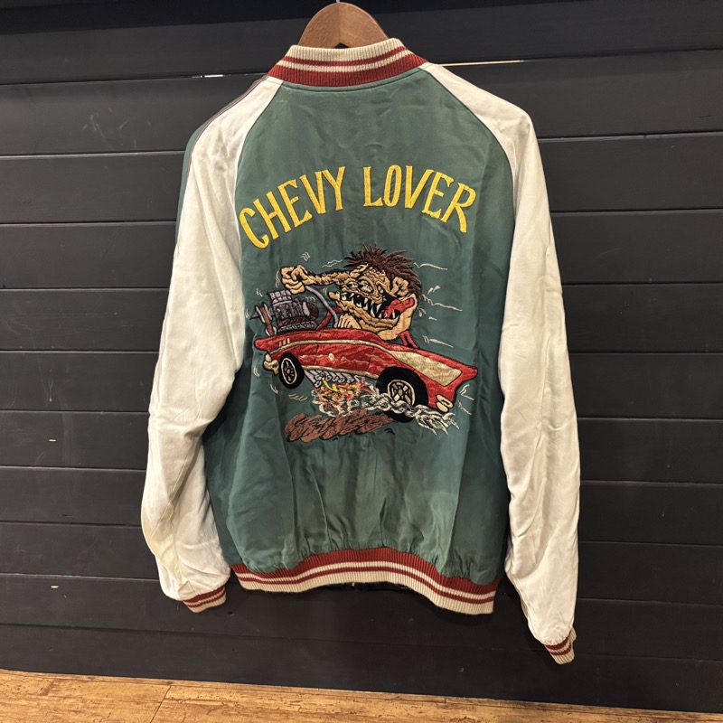 TAILOR TOYO(テーラー東洋) TT15878 Souvenir Jacket “TIGER HEAD” × “CHEVY LOVER” スカジャン