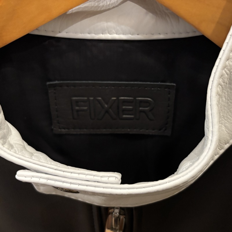 FIXER(フィクサー) F2 シングルライダースジャケット 黒白