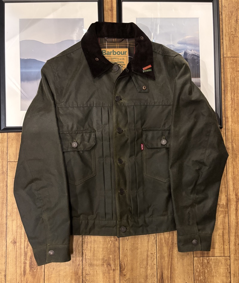 Levi's×Barbour(リーバイス×バブアー) タイプⅡ ワックス ジャケット