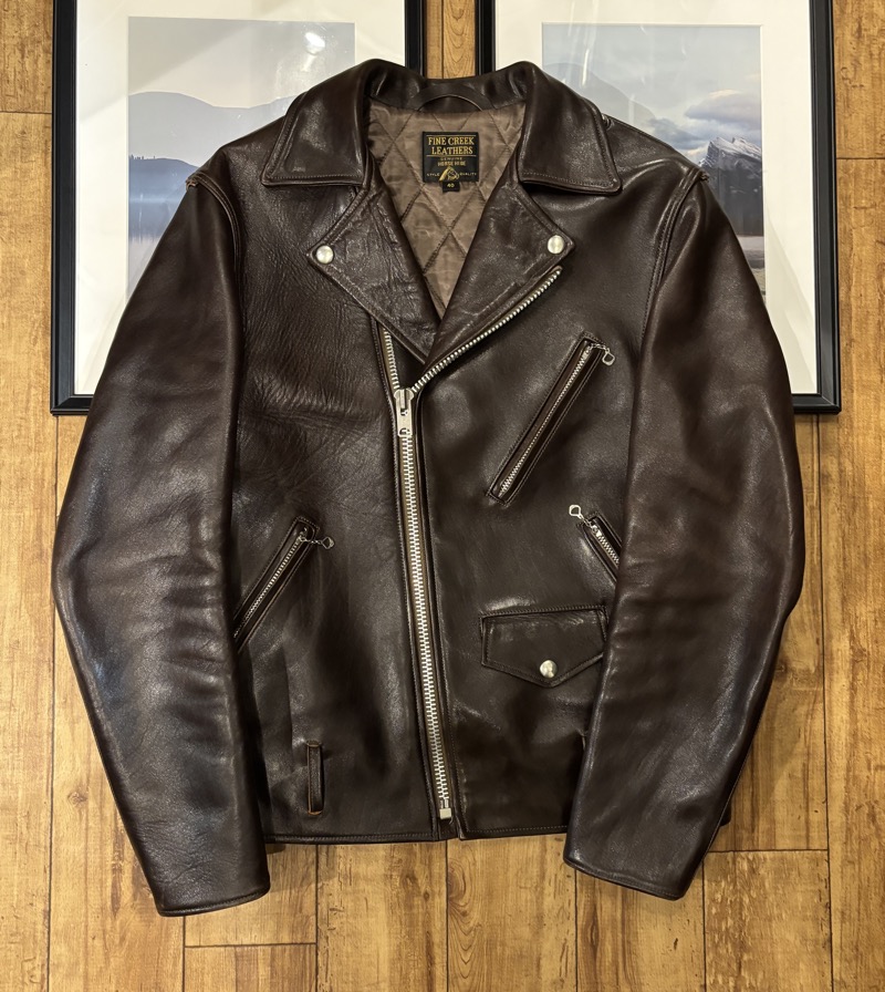 FINECREEK LEATHERS(ファインクリークレザーズ) Leon レオン カスタム ホースハイド ライダースジャケット