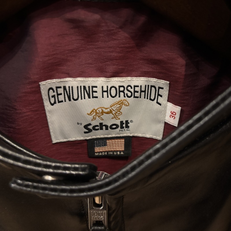 SCHOTT(ショット) 641XXH ホースハイド スタンドライダース ジャケット