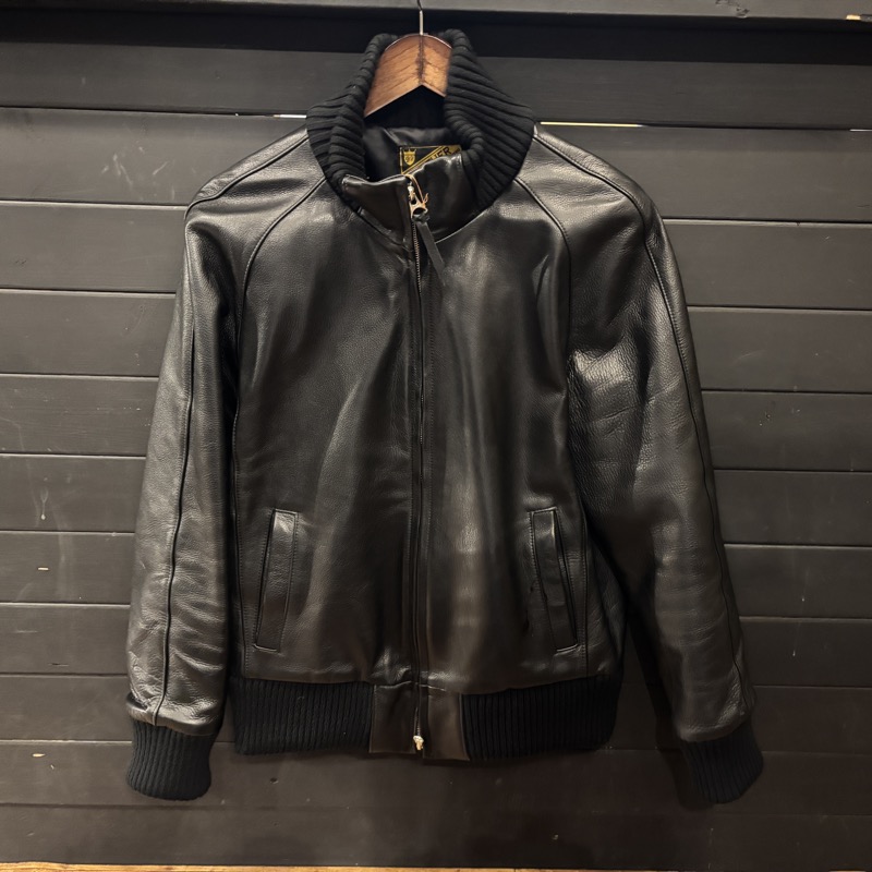 Y’2 LEATHER(ワイツーレザー) レザー ステアオイル リブ ジャケット