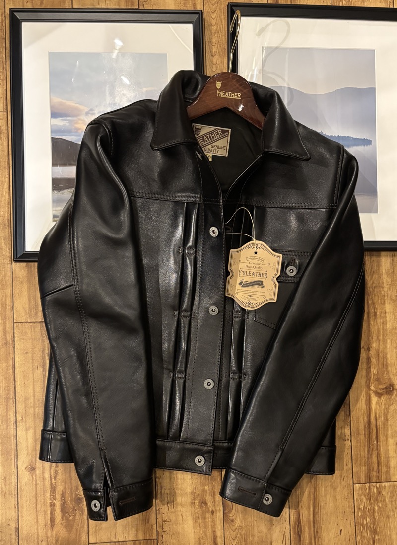 Y’2 LEATHER(ワイツーレザー) EB-140 ECO HORSE TYPE I JEAN JACKET ホースハイド レザージャケット