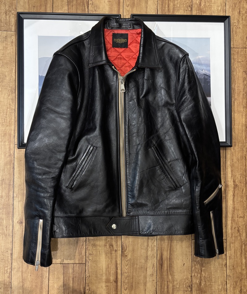 FINECREEK LEATHERS(ファインクリークレザーズ) Tylor Heavy Weight レザー シングルライダースジャケット