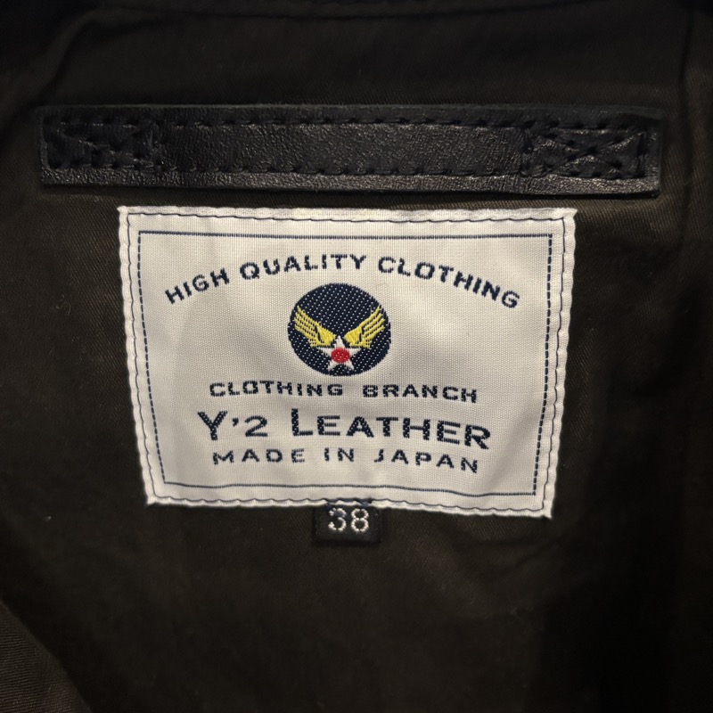 Y’2 LEATHER(ワイツーレザー) エコホース ピグメント A-2 フライトジャケット