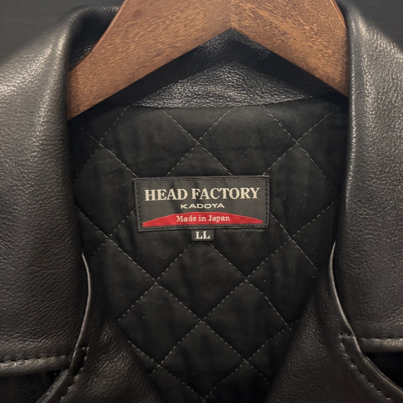 KADOYA HEAD FACTORY(カドヤ ヘッドファクトリー) AVDJ ダブルライダースジャケット