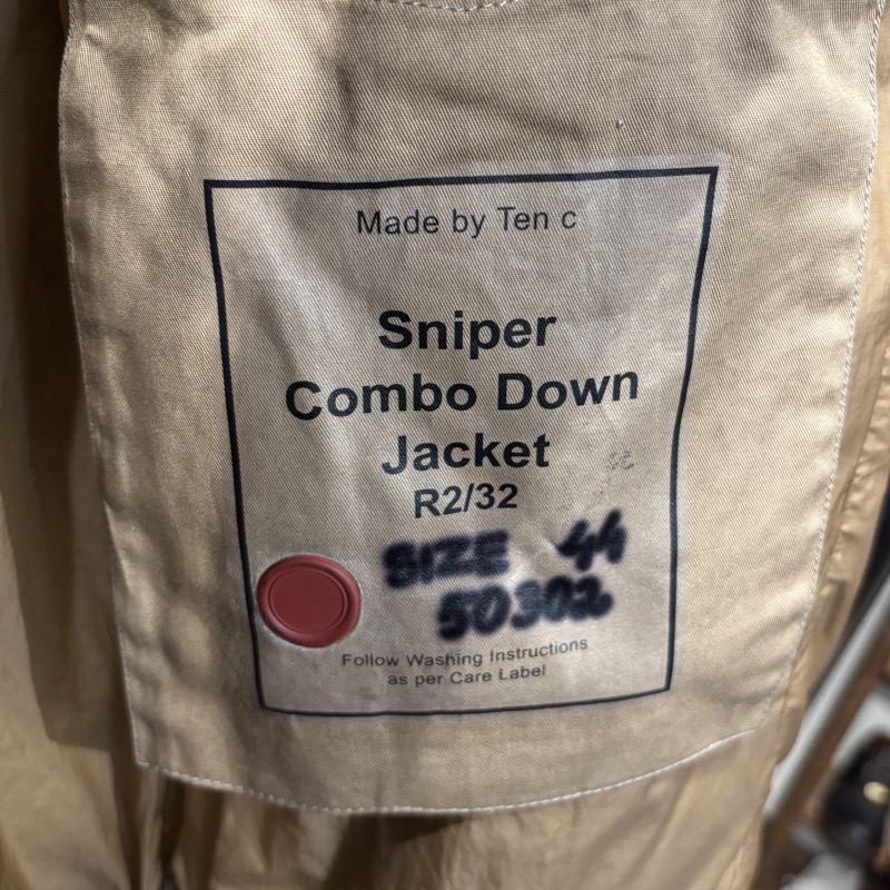 Ten C(テンシー) sniper combo ダウンジャケット