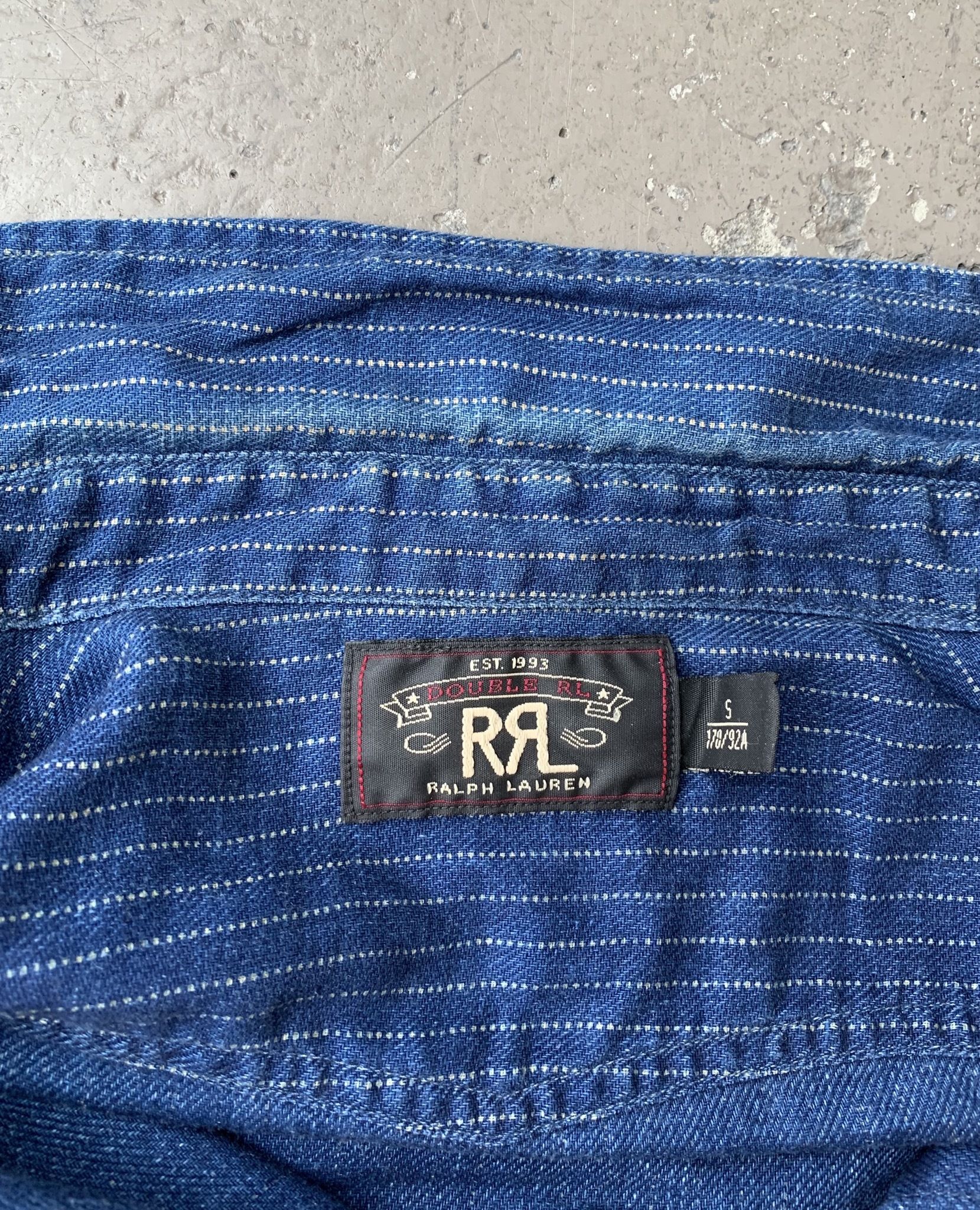RRL（ダブル アール エル）の「インディゴ プラッド ブラッシュ