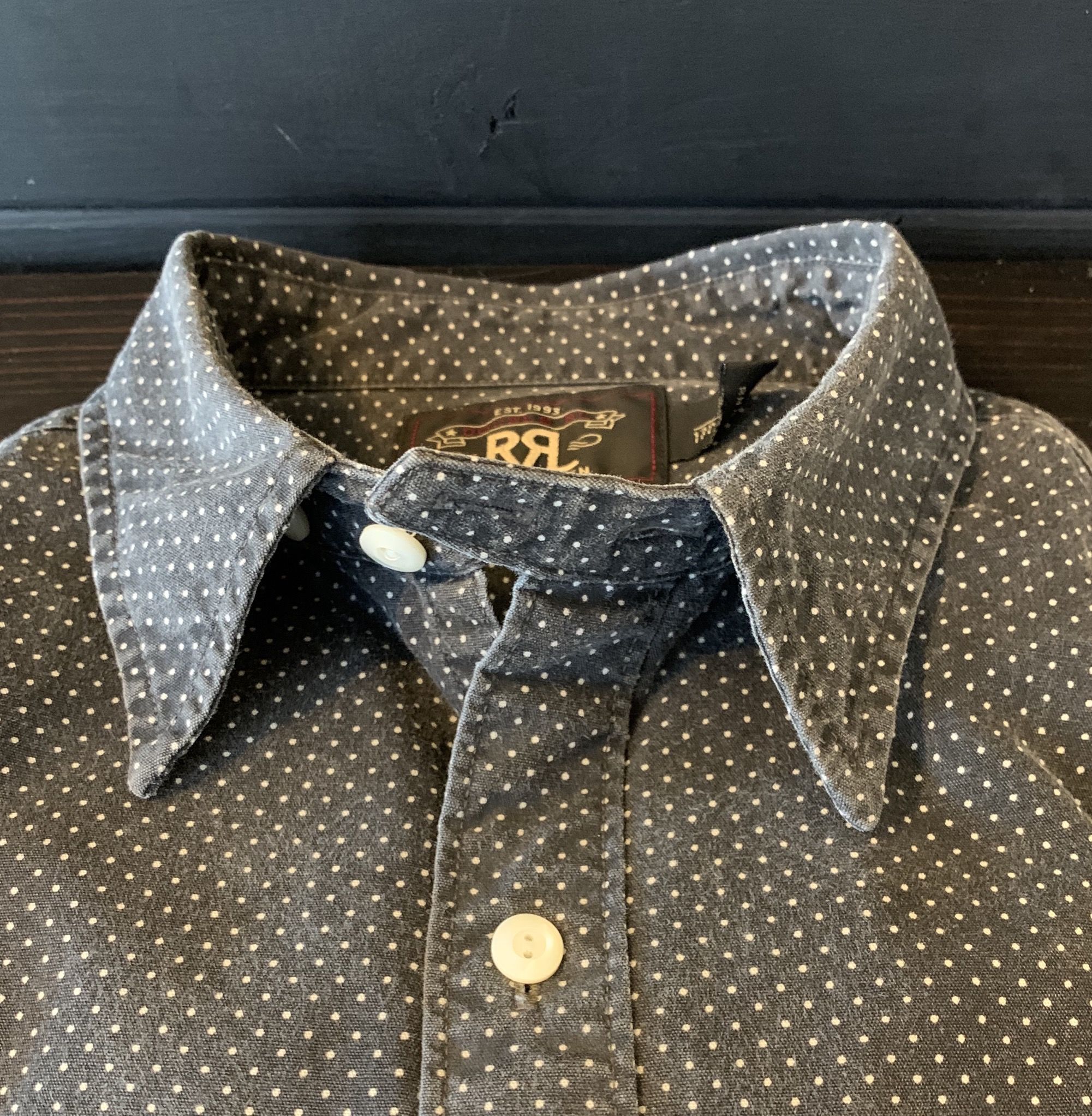 RRL ダブルアールエル STAR IRON ORE SHIRT スタードットワークシャツ