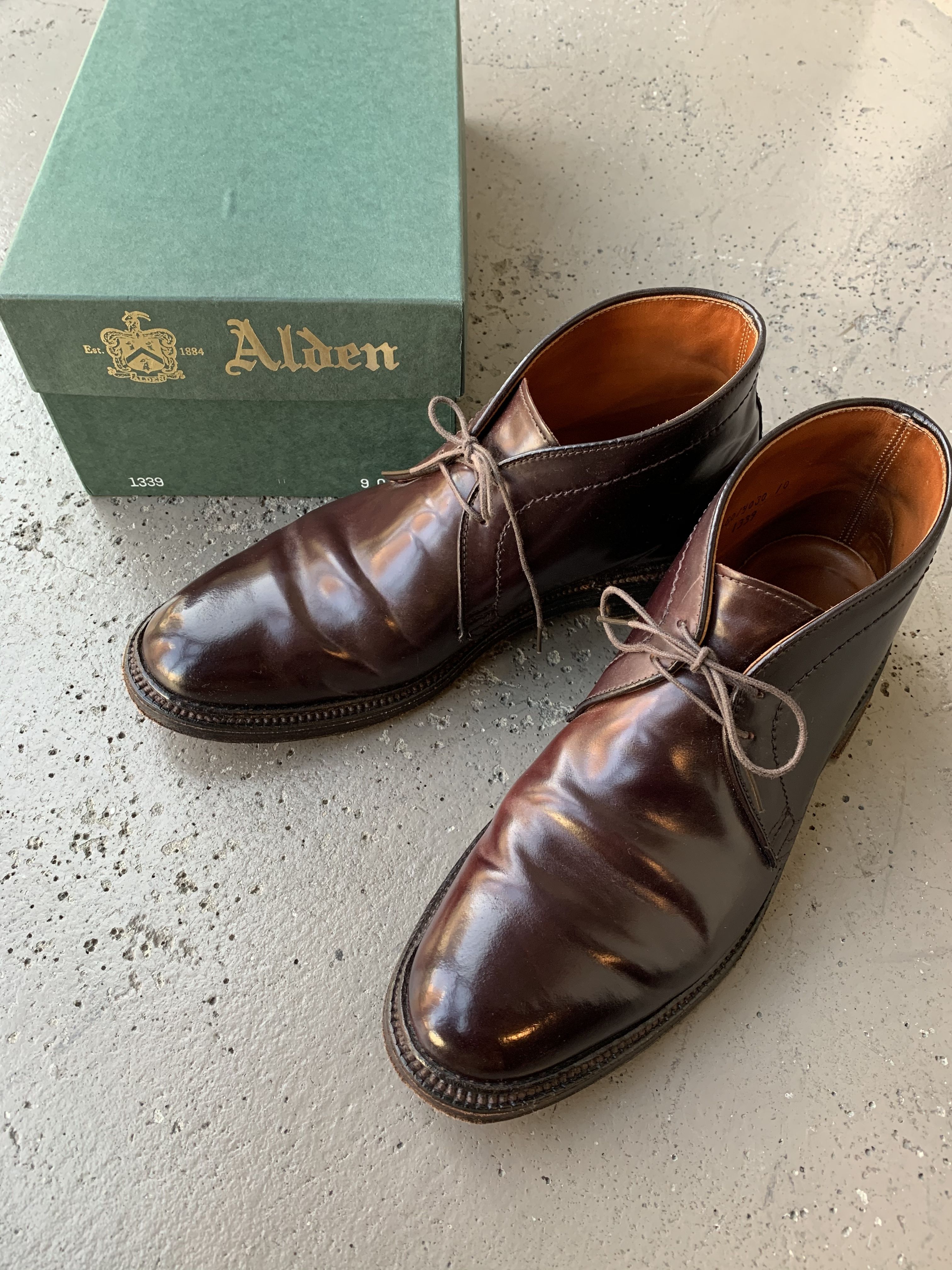 USED 中古品】ALDEN オールデン ＃1339 コードバン チャッカブーツ