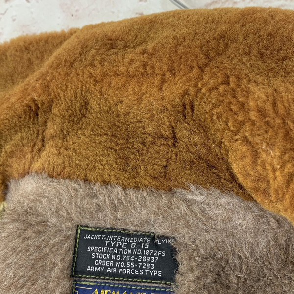 USED】REAL McCOY'S リアルマッコイズ B-15 フライトジャケット