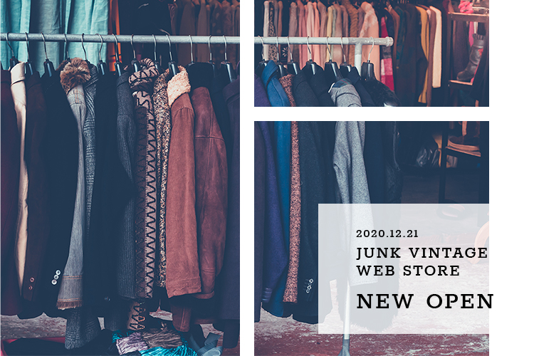 2020.12.21 JUNK VINTAGE WEB STORE NEW OPEN