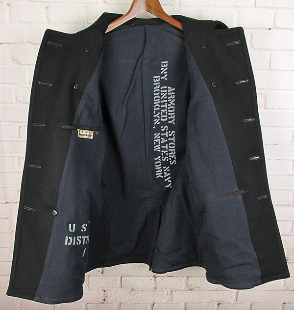 希少 極美品 フリーホイーラーズ U.S.NAVY OVERCOAT なさい 38