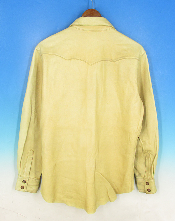 MFJ16926 フラットヘッド ディアスキンシャツ M ベージュ